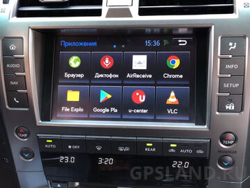 Установка навигационного блока Navitouch NT3306 для Toyota Land Cruiser 200 / Lexus GX / LX 2009-2012