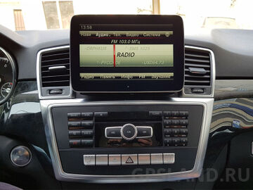 Установка Android-монитора Radiola RDL-TC-7702 для Mercedes-Benz ML W166/GL X166