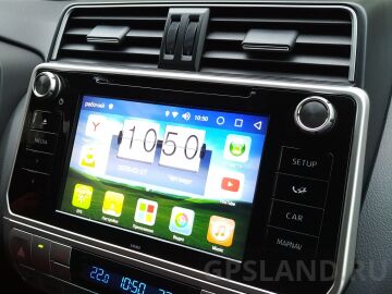 Установка навигационного блока Radiola NAV-RDL-01 для Toyota Prado 150, RAV4, Highlander и др.