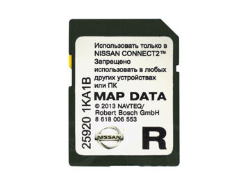 Карта навигации SD Nissan Connect 2 (2TM) 25920 1KA1B Россия Украина 2014
