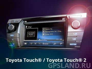 Обновление навигации Toyota Touch