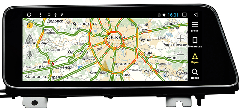 Навигационный блок Lexus RX Android - навигация с пробками
