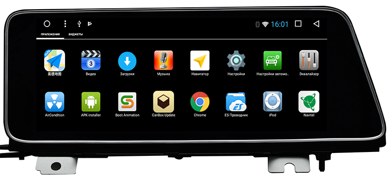Навигационный блок Lexus RX Android - интерфейс Android